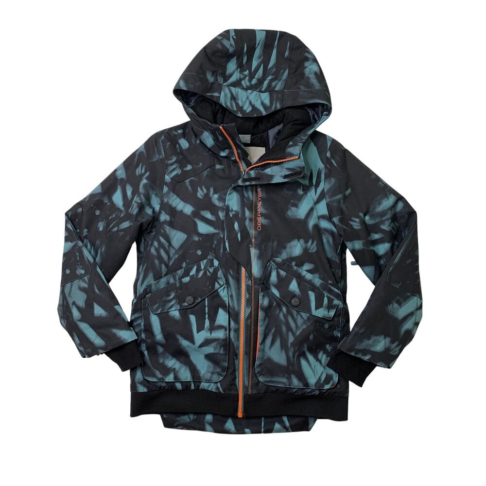Obermeyer Jacket Boys Youth S Small Gage Performance Ski Snowboard Hoodie